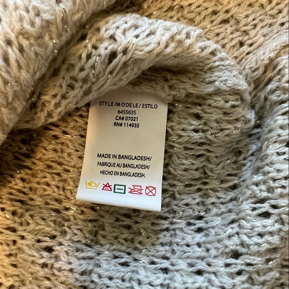 RDI 3/4 sleeve sweater with shimmer - Picture 7 of 7